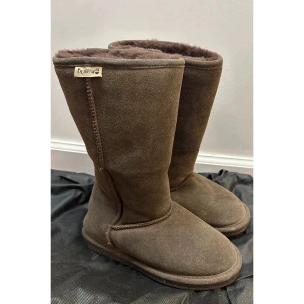 Bearpaw winter boots, dark brown, Sz 6